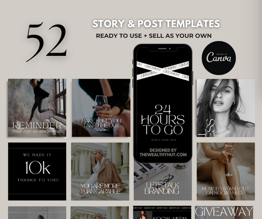 52 Post & Story Templates For Social Media