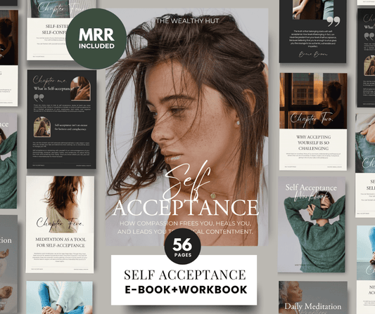 Self-Acceptance E-Book & Workbook - The Wealthy Hut
